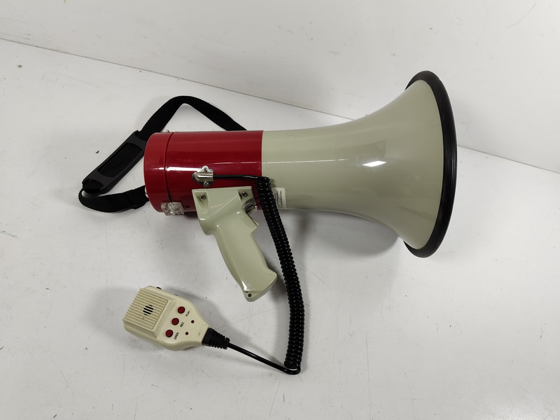 altavoz megafono funciona plastico 22.5x38x22.5 1u